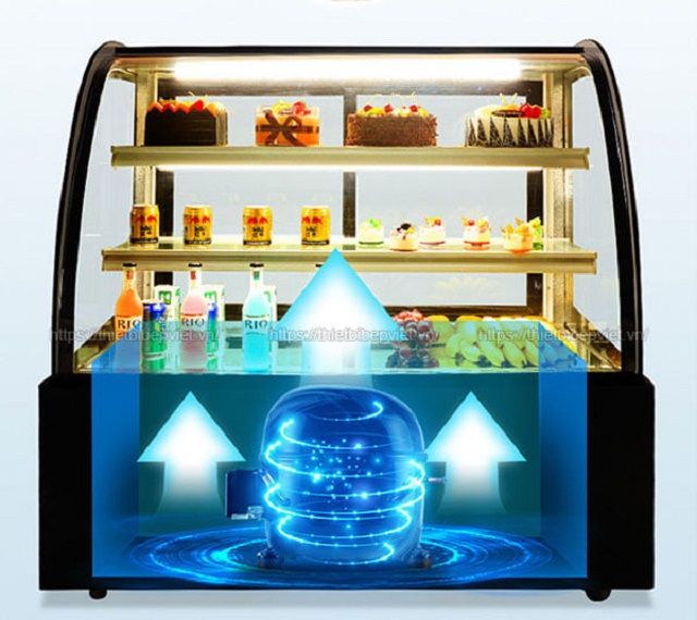 Lý giải tại sao tủ bánh kem không lạnh và bị mờ kính