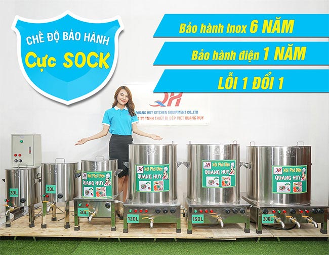 Quang Huy - địa chỉ mua nồi phở điện h&agrave;ng đầu