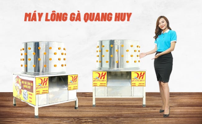 Máy làm lông gà vịt chuẩn inox 304 tại Quang Huy