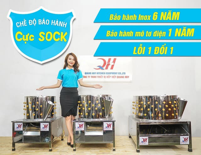 Báo giá máy vặt lông gà vịt RẺ NHẤT 2022 tại Thiết bị bếp Quang Huy