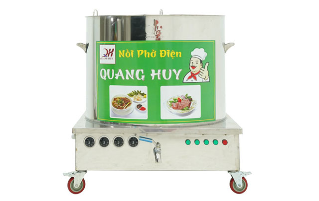 Nồi nấu phở điện 300L Quang Huy