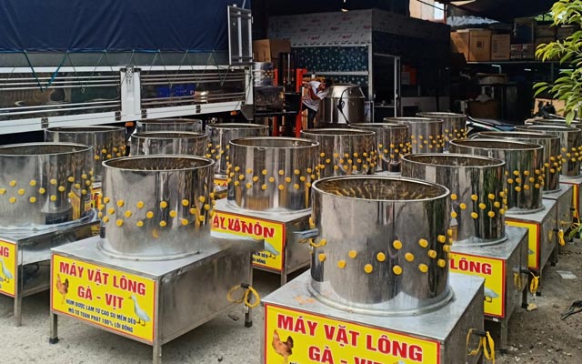 máy vặt lông gà thanh lý