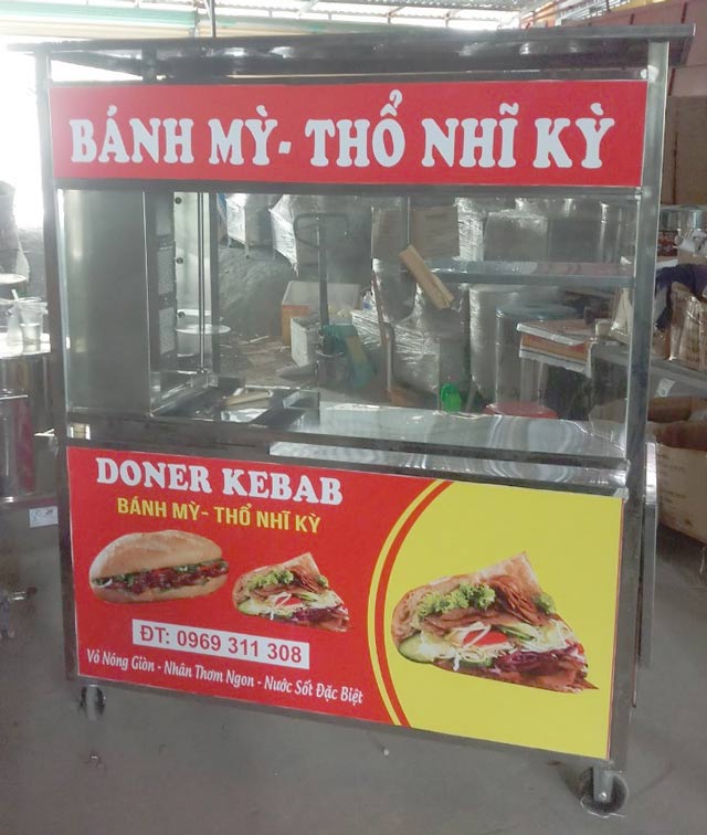 Xe bánh mỳ Thổ Nhĩ Kỳ Doner Kebab