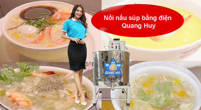 Nồi nấu súp bằng điện Quang Huy
