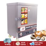 Tủ hấp bánh bao 6 khay điện CĐK