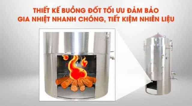 Nồi c&oacute; trang bị buồng đốt