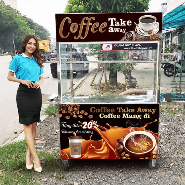 Xe bán cafe tại Quang Huy có mẫu mã bắt mắt