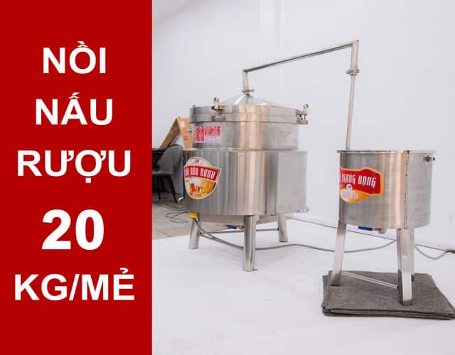 Nồi nấu rượu 20kg