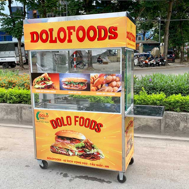 Xe bán bánh mì DoLo Foods