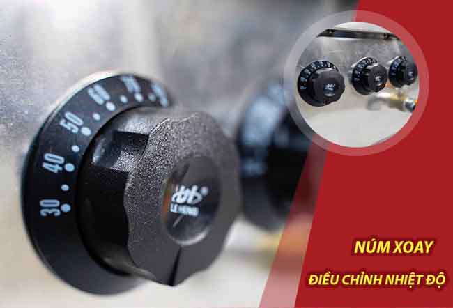N&uacute;m điều chỉnh nhiệt độ 