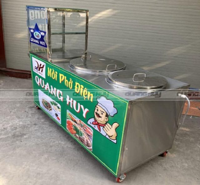 Tủ kính bán bún phở Quang Huy
