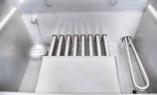 Cấu tạo b&ecirc;n trong tủ cơm c&ocirc;ng nghiệp 8 khay 