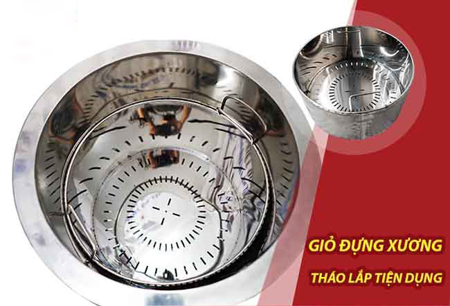 Giỏ đựng xương tiện lợi 