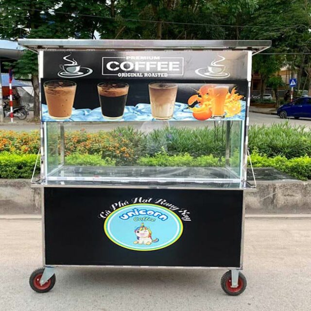 Xe b&aacute;n cafe mang đi