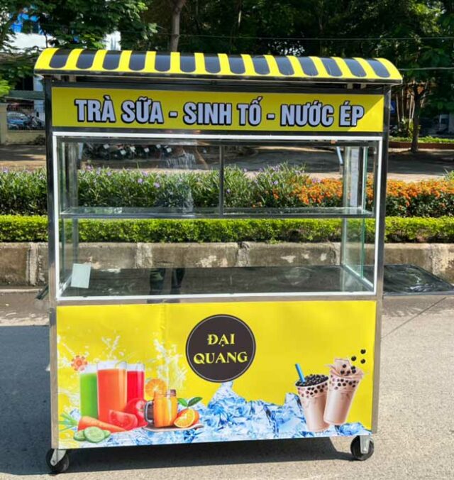 Gi&aacute; xe đẩy b&aacute;n tr&agrave; sữa