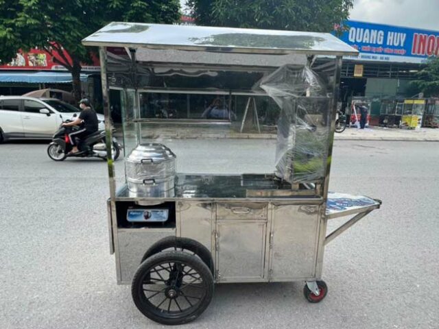 Xe b&aacute;n h&agrave;ng rong inox