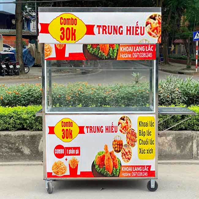 Mẫu xe bán đồ ăn nhanh Quang Huy