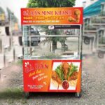 Xe bán đồ ăn vặt đường phố