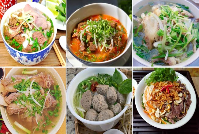 Đa dạng menu phở bò để bán