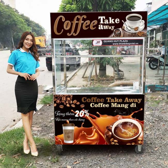 review xe bán cà phê 1m
