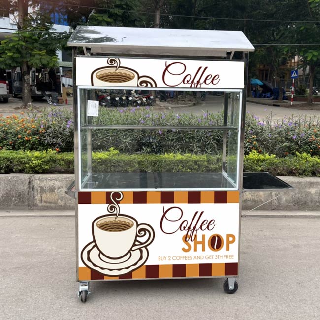xe bán cà phê đường phố