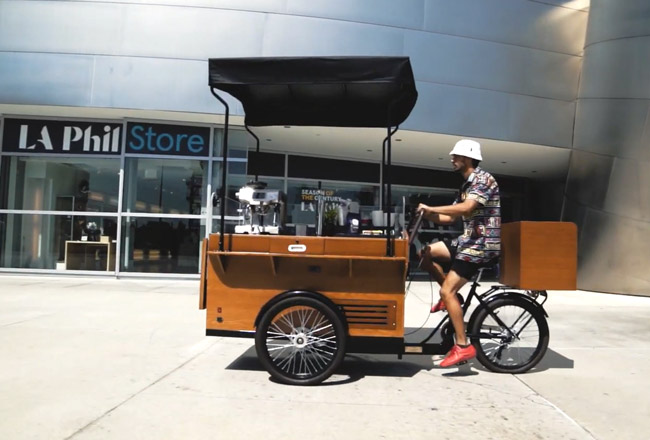 xe đạp cà phê chuyển động thuận tiện