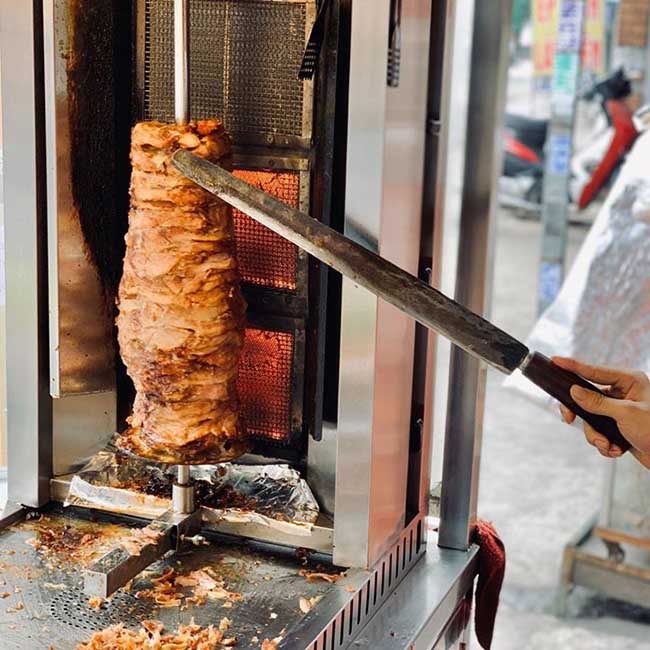 lò nướng doner kebab cũ khó kinh doanh